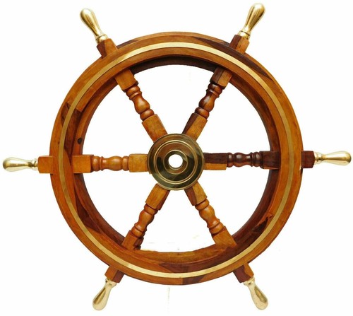 Ruota nave legno - in, manico