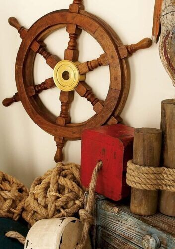 Nave con ruote legno - con,