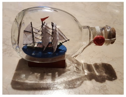 Nave bottiglia vintage cm - vintage,