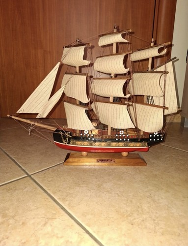 Modellino nave vela legno - vela, in