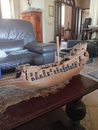 Modellino nave galeone - , in