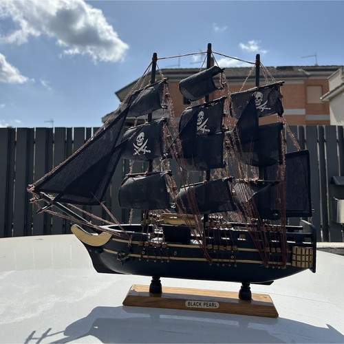 Modellino nave pirata black - nave,