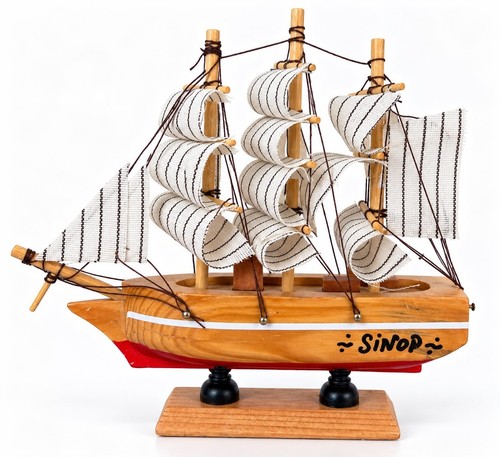 Modellino nave vela legno - a,